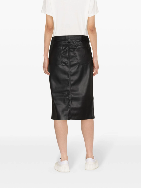 Levis - Faux Leather Pencil Skirt