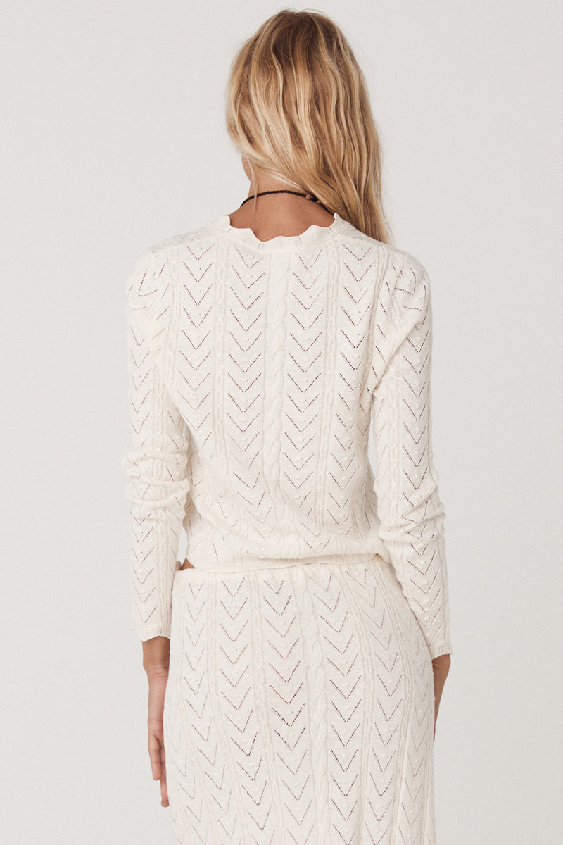 Spell - Lou Lou Knit Top - Snow