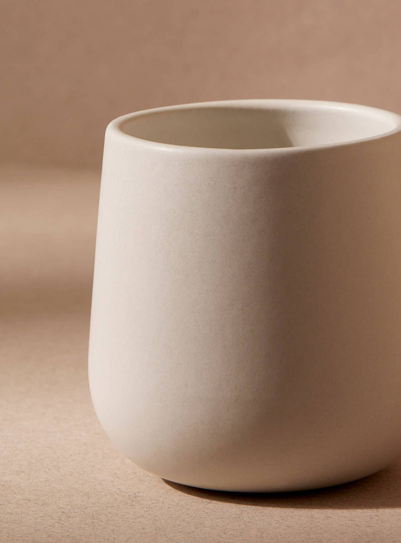Stoneware Coffee & Tea Cup | Edan 7.5 oz: Matte Black