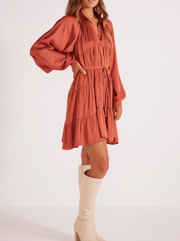 Mink Pink - Hannah Tiered Mini Dress