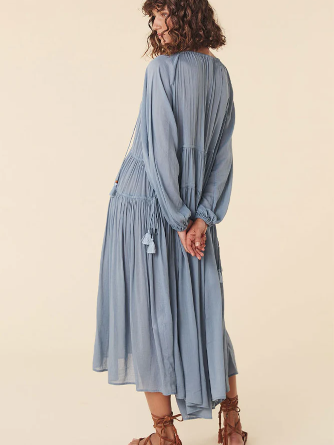 Spell - Belladonna Gown - Dusty Blue