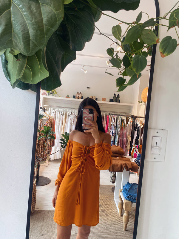 Faithfull - Enid Mini Dress - Orange