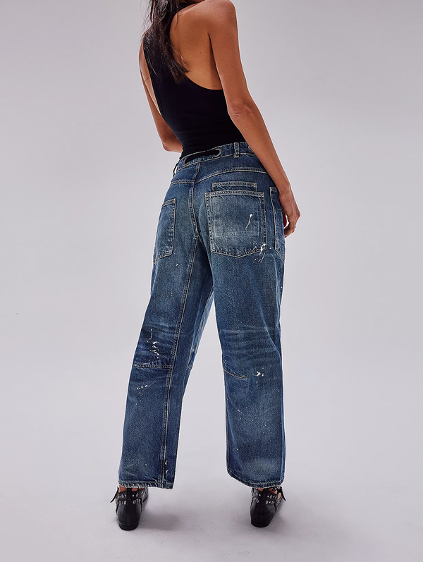 Free People - We The Free Moxie Pull-On Barrel Jeans