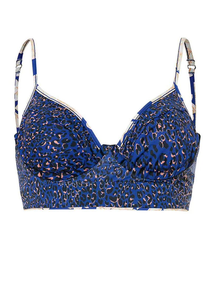 Maaji - Blue Bouquet Milany Underwire Bustier Bikini Top