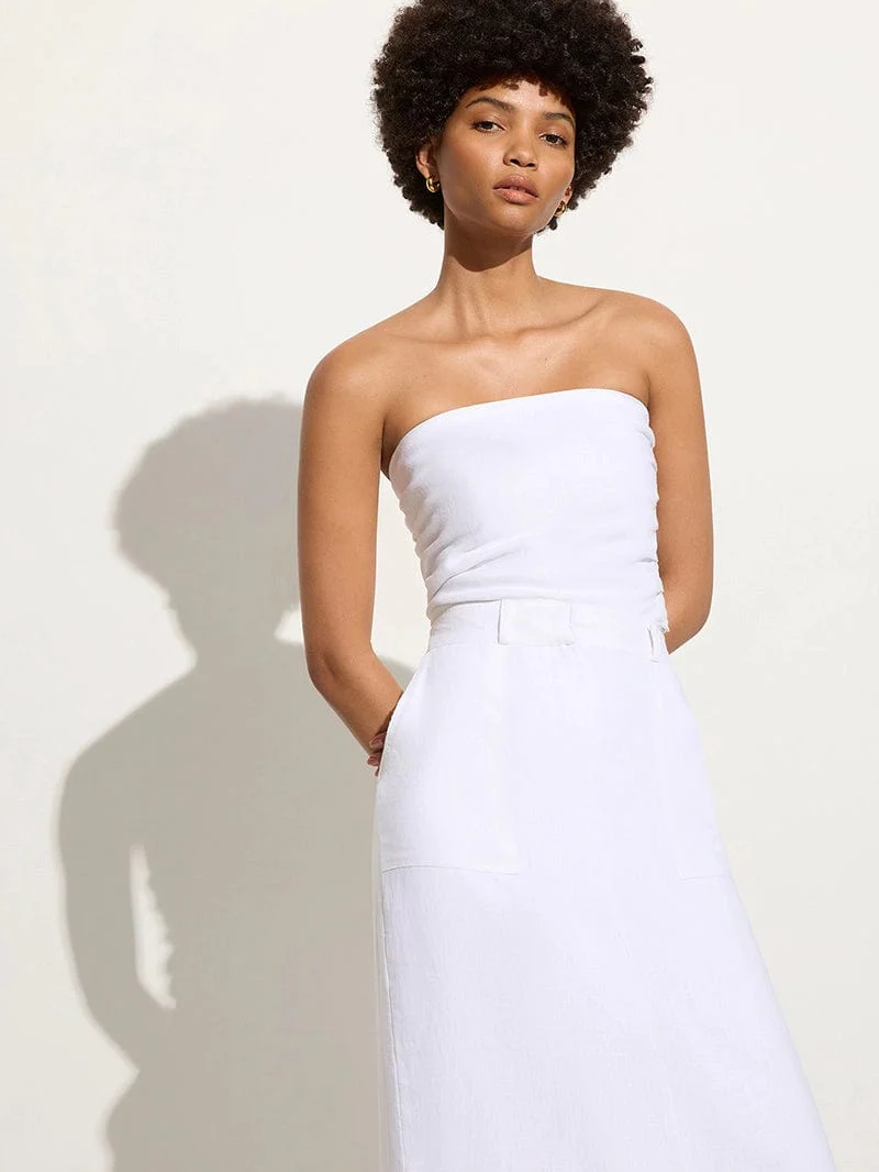 Faithfull - Amreli Linen Skirt - White