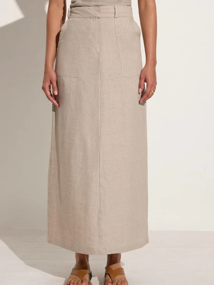 Faithfull - Amreli Linen Skirt - Natural