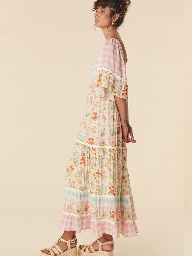 Spell Flora Gown - Pastel