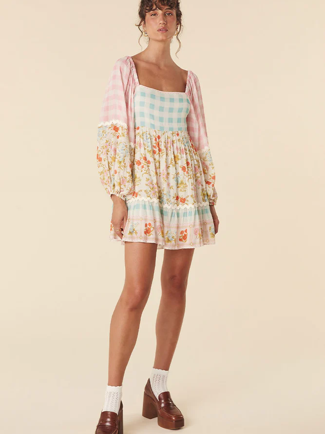 Spell Flora Tunic Dress - Pastel