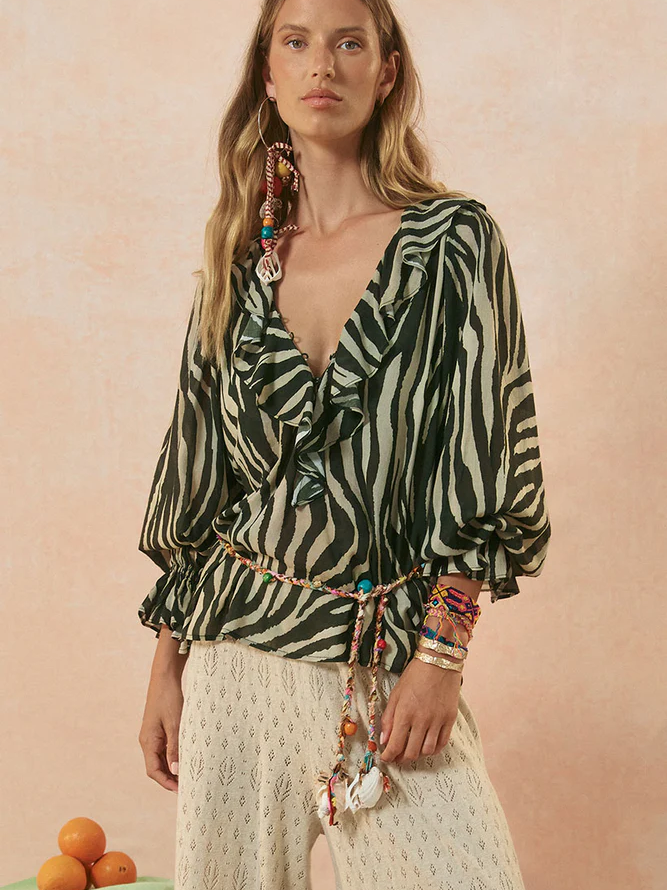 Spell: Zevra Blouse - Washed Charcoal