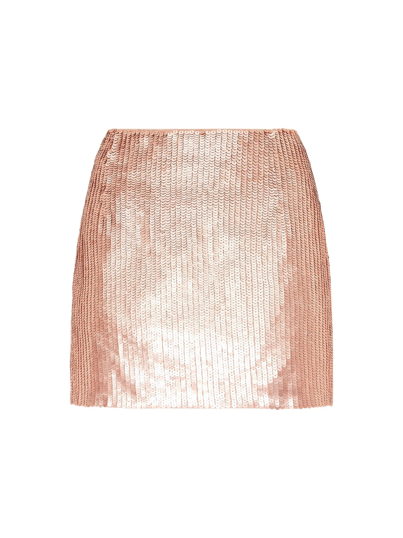Auguste - CECILIA SEQUIN SKIRT - Rose Gold