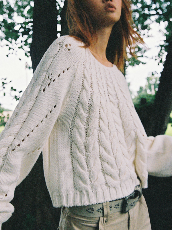 Free People - Sandre Pullover - Ivory