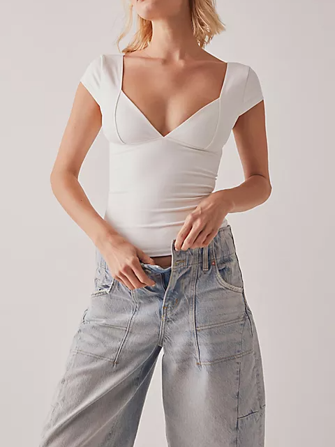 Free People Duo Corset Cami - Ivory
