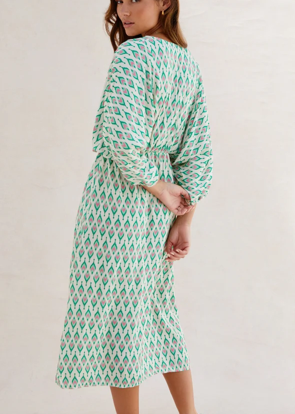 Charli - Lera print dress - green print