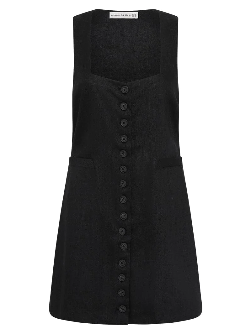 Faithfull - Marinia Mini Dress - Black