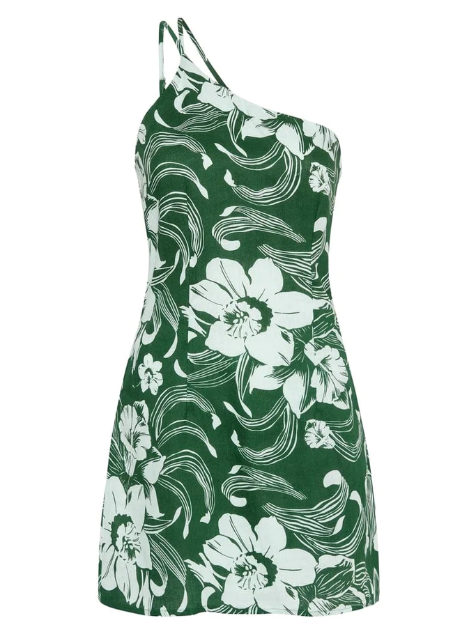 Faithfull - Zippora Mini Dress - Camara Floral Green