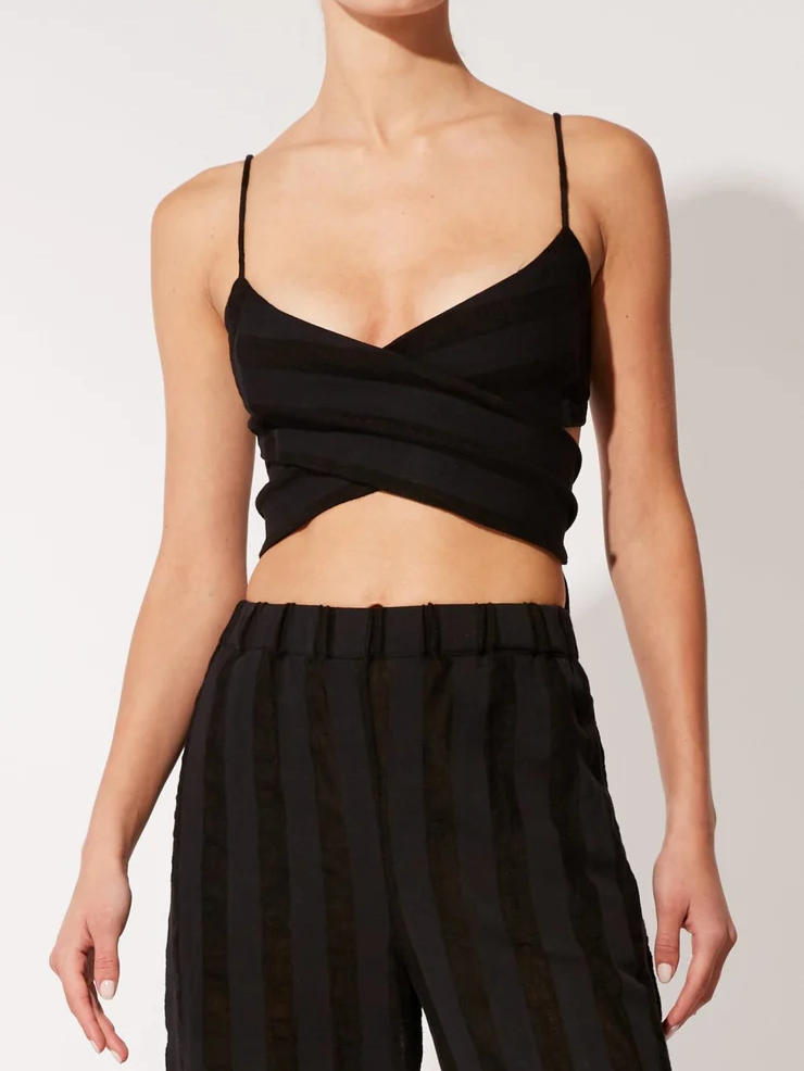 Solid and Striped - Delaney Top - Blackout